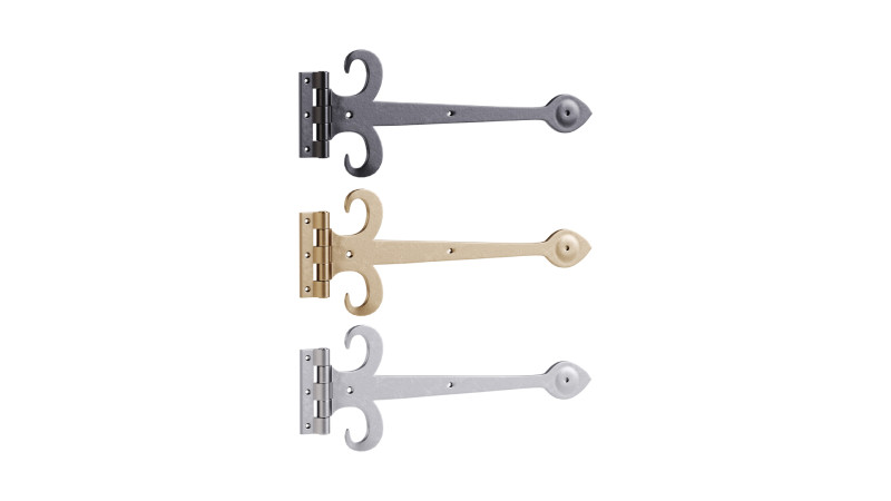 Heavy Duty Strap Hinge for Gates and Doors 3D Model .c4d .max .obj .3ds .fbx .stl .blend 
