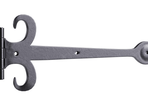 Heavy Duty Strap Hinge for Gates and Doors 3D Model