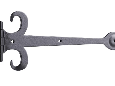 Heavy Duty Strap Hinge for Gates and Doors 3D Model