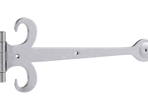 Heavy Duty Strap Hinge for Gates and Doors 3D Model