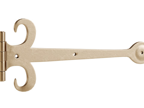Heavy Duty Strap Hinge for Gates and Doors 3D Model