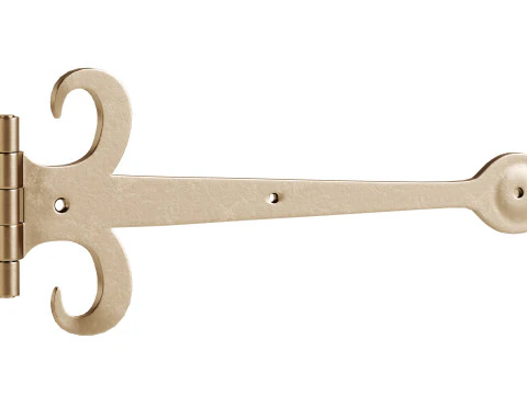 Heavy Duty Strap Hinge for Gates and Doors 3D Model