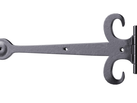 Heavy Duty Strap Hinge for Gates and Doors 3D Model