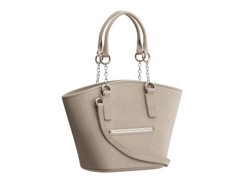 Leather Shoulder Bag Cross Model 3D