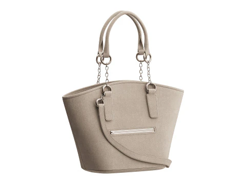 Leather Shoulder Bag Cross 3D Model