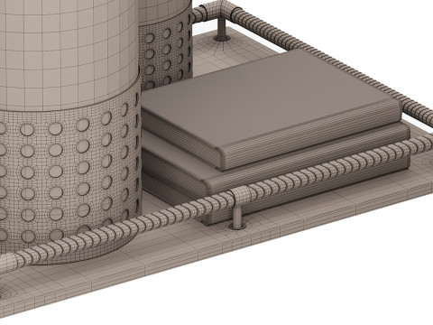 Mimosa Large Moka Giobagnara 3Dモデル