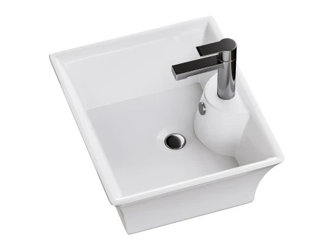 Square Countertop Vessel Bathroom Sink 3D Model