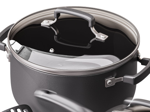 Tfal Signature Nonstick Cookware Set 3D Model
