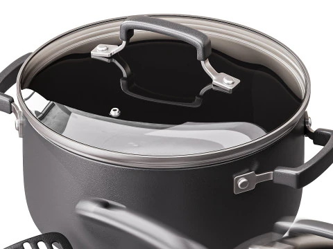 Tfal Signature Nonstick Cookware Set 3D Model