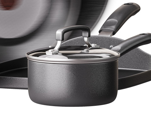 Tfal Signature Nonstick Cookware Set 3D Model