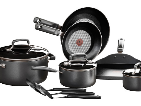 Tfal Signature Nonstick Cookware Set 3D Model