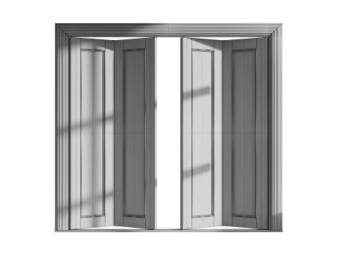 Portas Principais 32 Modelo 3D
