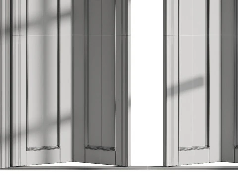 Portas Principais 32 Modelo 3D