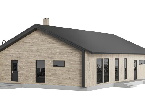 Design de casa 14 para exterior Modelo 3D