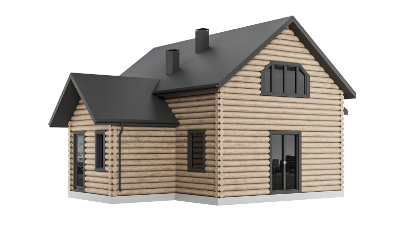 Home Design 15 For Exterior Model 3D .c4d .max .obj .3ds .fbx .stl .blend 