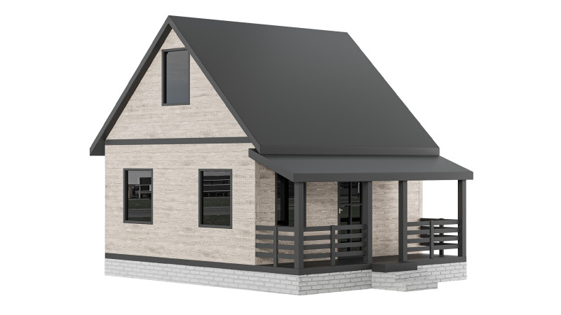 Home Design 16 For Exterior Model 3D .c4d .max .obj .3ds .fbx .stl .blend