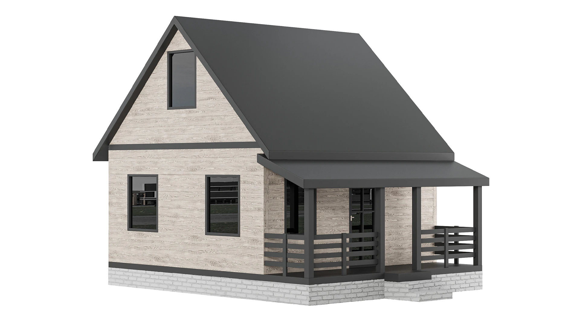 Home Design 16 For Exterior 3D Model .c4d .max .obj .3ds .fbx .stl .blend 