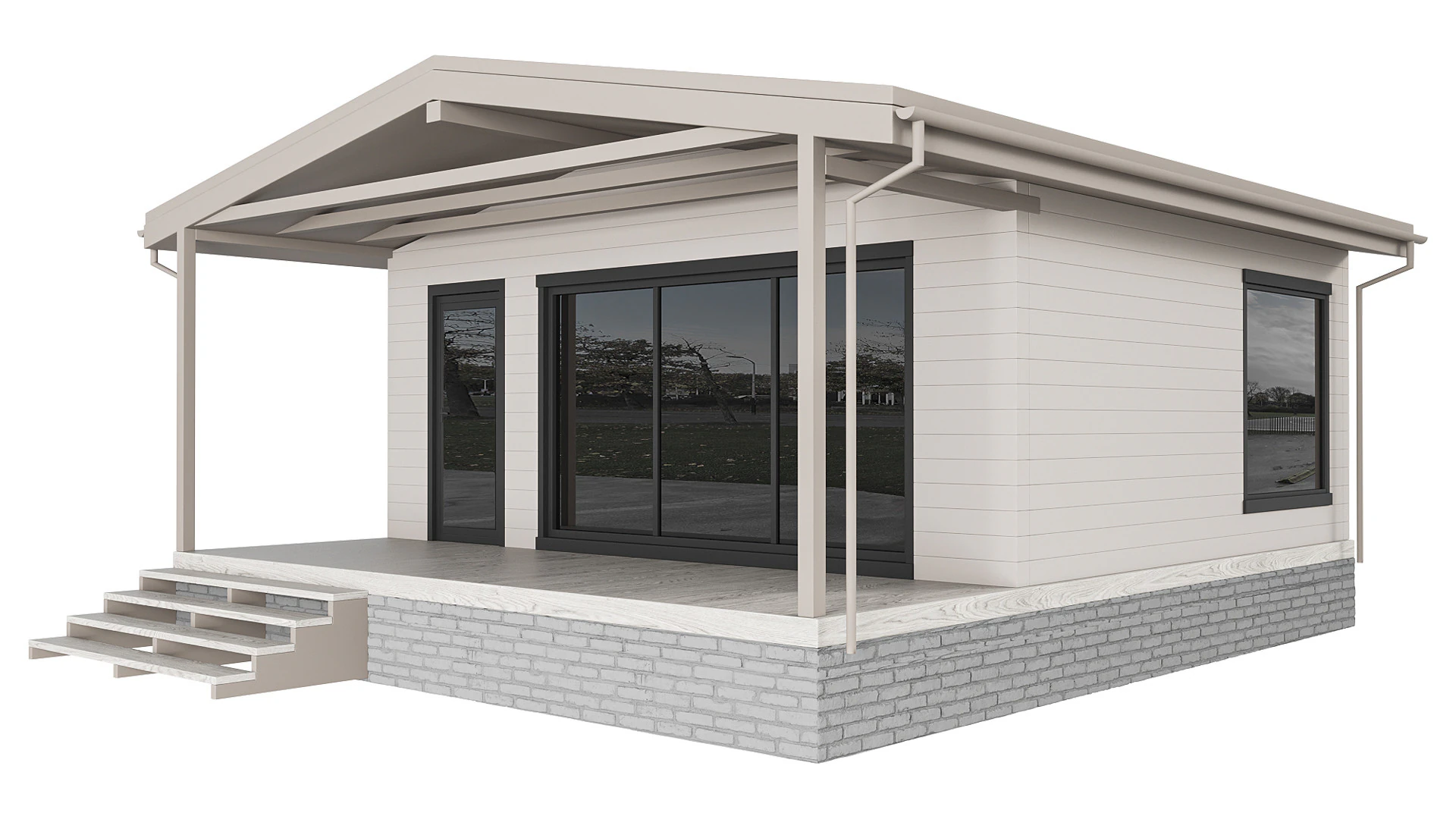 Home Design 19 For Exterior 3D Model .c4d .max .obj .3ds .fbx .stl .blend 