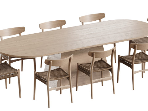 Dining table LONGRICH Model 3D