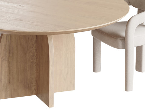 Dining table MAURICE Modelo 3D