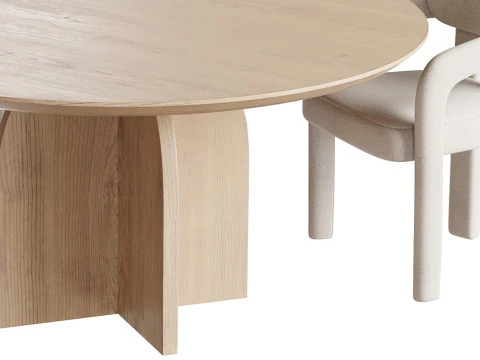 Dining table MAURICE 3D Model