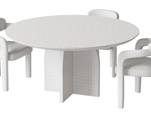 Dining table MAURICE 3D Model