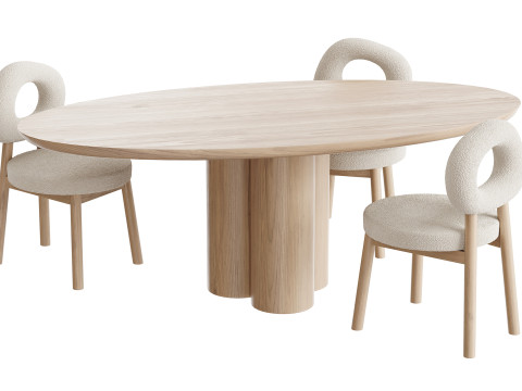 Dining table MELTON 3D 模型