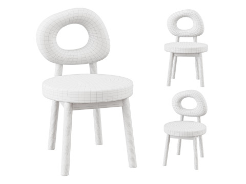 Dining table MELTON 3D Model