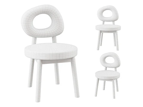 Dining table MELTON 3D Model