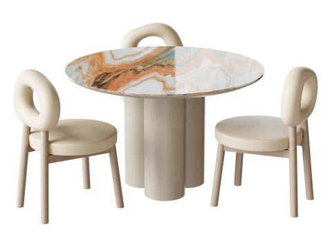 Dining table SOLFORD 2 3D Model