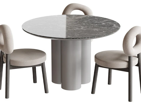 Dining table SOLFORD 2 3D Model