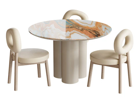 Dining table SOLFORD 2 3D Model