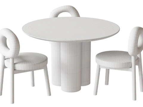 Dining table SOLFORD 2 3D Model