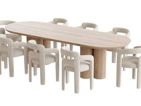 Стіл обідній ТАУНСВІЛ 3D Модель