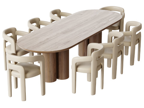 Dining table TOWNSVILLE 3D Model