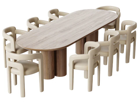 Dining table TOWNSVILLE 3D Model