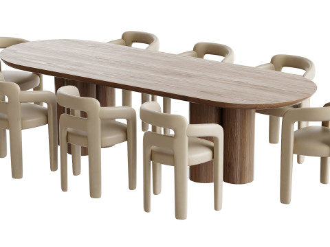 Dining table TOWNSVILLE 3D Model