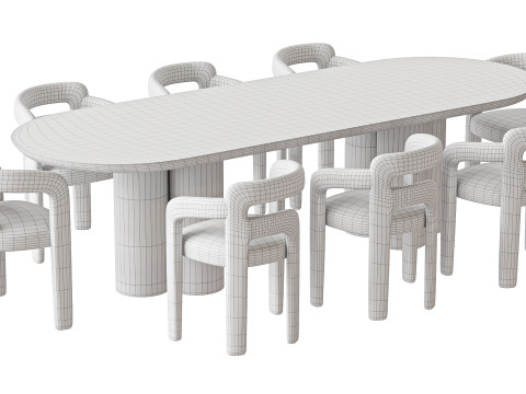 Dining table TOWNSVILLE 3D Model