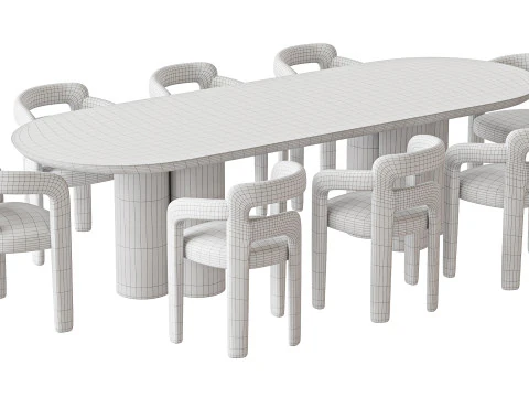 Dining table TOWNSVILLE 3D Model