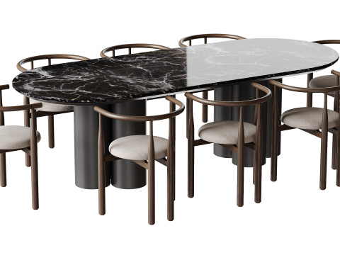 Dining table TOWNSVILLE 2 3D Model