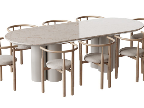Dining table TOWNSVILLE 2 3D Model