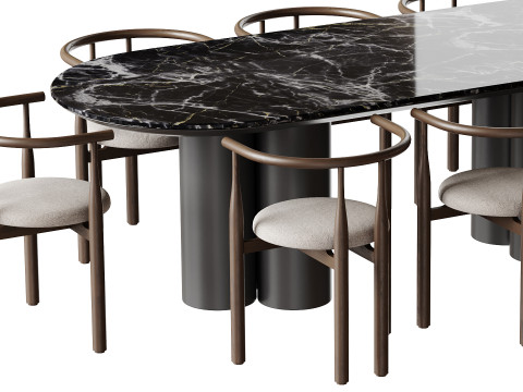 Dining table TOWNSVILLE 2 3D Model
