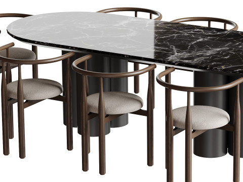 Dining table TOWNSVILLE 2 3D Model