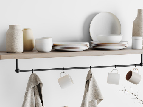 DISH SET 3D Model