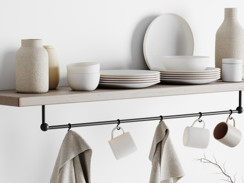 DISH SET 3D Model
