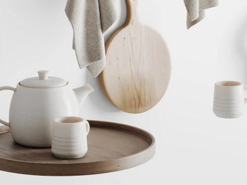 SET HIDANGAN Model 3D