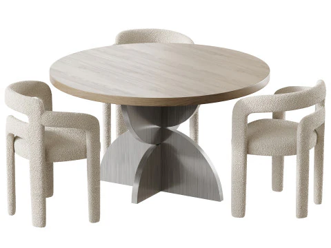 DUNFIELD table 3D Model