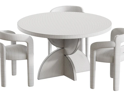 DUNFIELD table 3D Model