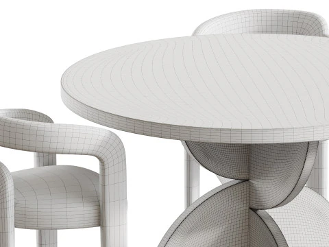 DUNFIELD table 3D Model