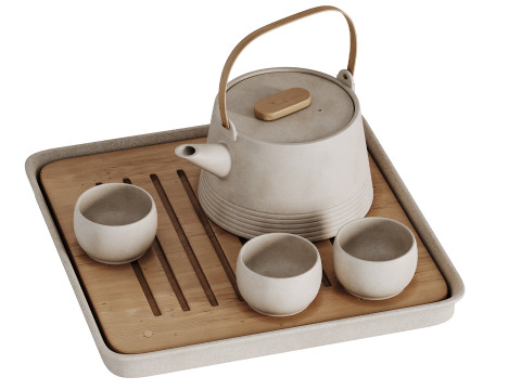 Dish set 9 3D 模型